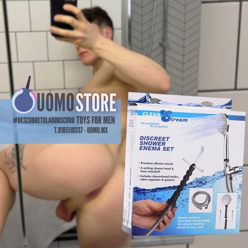 CS Discreet Shower Enema Set de en Enemas | Uomo Store CS Discreet Shower Enema Set de en Enemas | Uomo Store