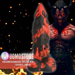 Fire Demon Monster Silicone Dildo