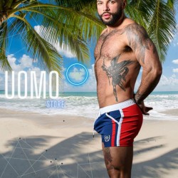 Bañador Swimwear Navigator Swim Shorts de Andrew Christian en Short | Uomo Store