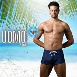 Bañador Swimwear Retro Trunk Navy de en Short | Uomo Store