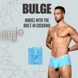 BULGE C-Ring Boxer Baby Blue de Andrew Christian en Boxers | Uomo Store