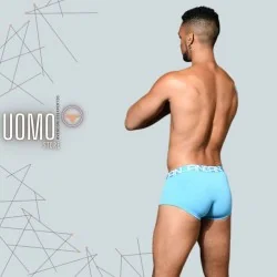 BULGE C-Ring Boxer Baby Blue de Andrew Christian en Boxers | Uomo Store