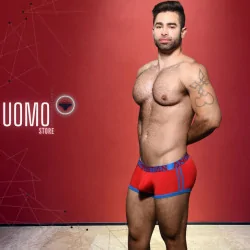 CoolFlex Modal Active Boxer w/Show-It Red