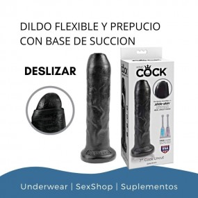 King Cock 7 Uncut Cock flesh