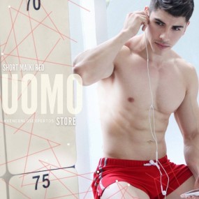 Bañador Swimwear Retro Trunk Rojo de Andrew Christian en Short | Uomo Store