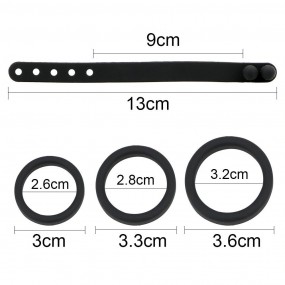 Juego de anillos para con retraso de eyaculacion de en Anillos | Uomo Store