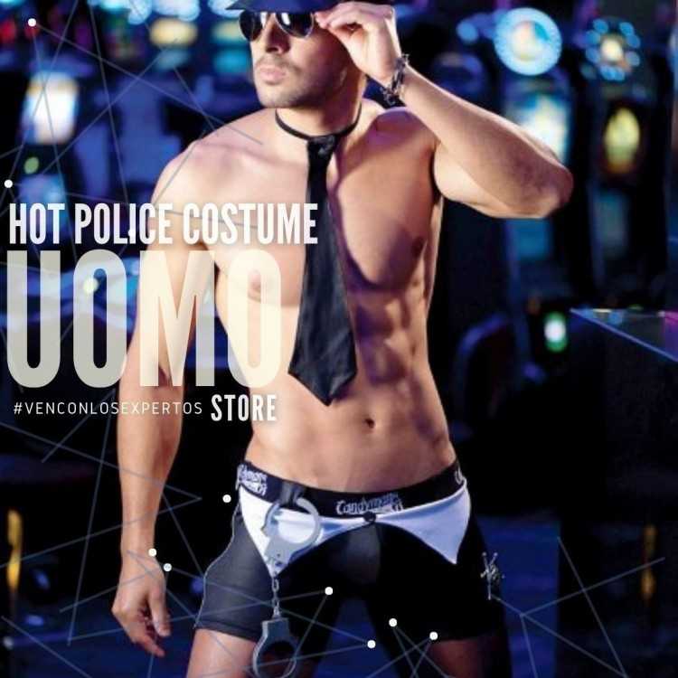 Hot Police Costume de Candy Man Fashion en Disfraces | Uomo Store