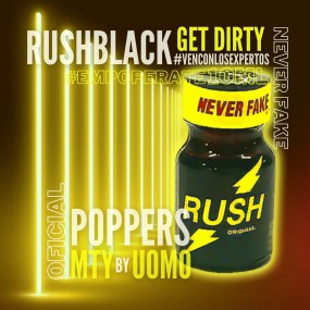 Poppers Rush Black 10ml de PWD Factory en Poppers Favoritos | Uomo Store
