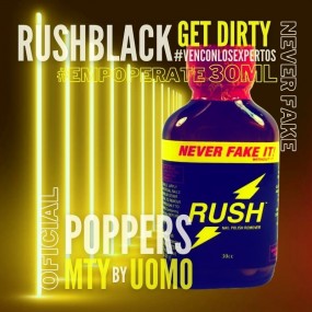 Poppers Rush Black 30ml de PWD Factory en Poppers Favoritos | Uomo Store