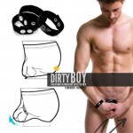 Negro Anillo Cockring C-Strap