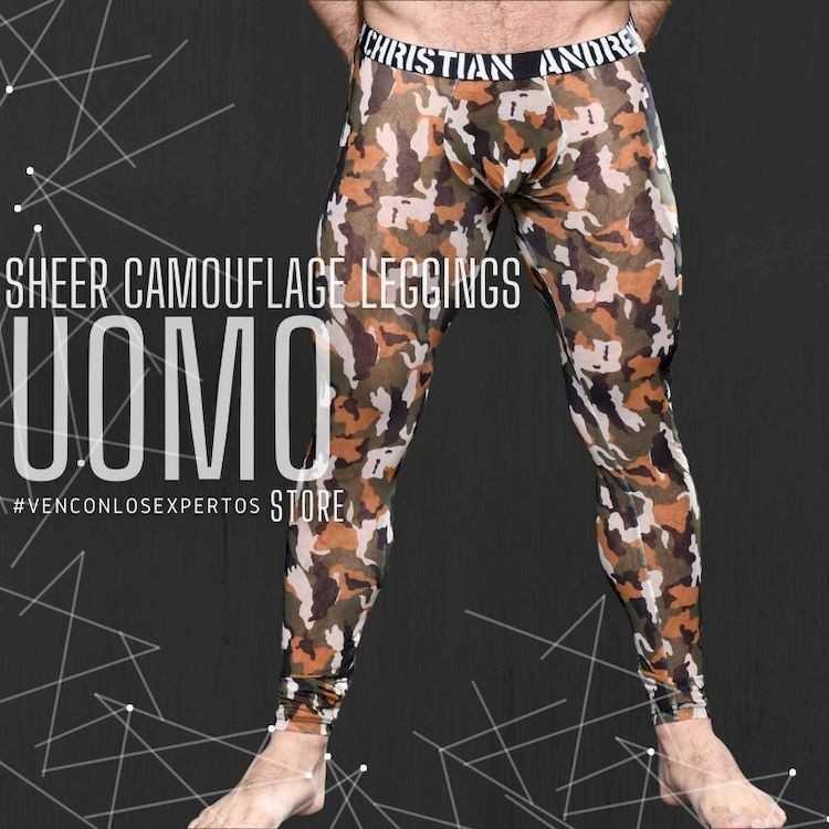 Sheer Camouflage leggings Mesh de Andrew Christian en Leggings | Uomo Store Sheer Camouflage leggings Mesh de Andrew Christian en Leggings | Uomo Store