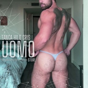 Tanga Silk Gray de EDistribuidores en Tangas | Uomo Store