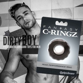 Black Rubber Ring Set de Calexotics en Anillos | Uomo Store
