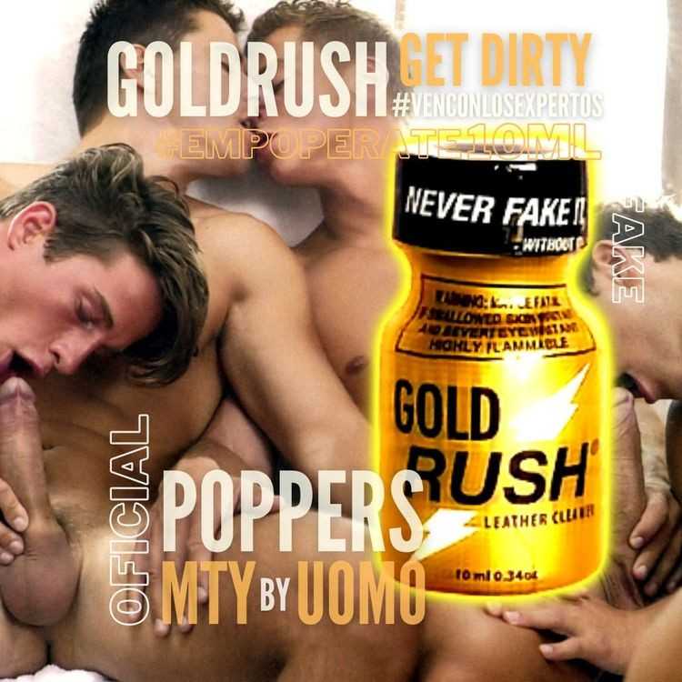Poppers Gold Rush 10ml de PWD Factory en Poppers Favoritos | Uomo Store