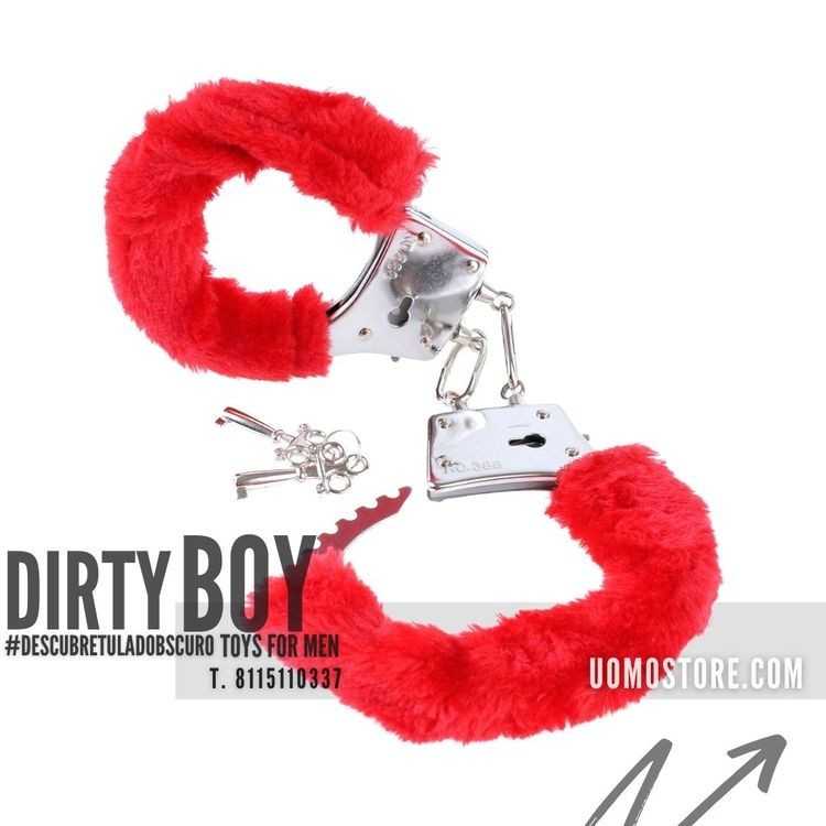 Esposas Beginners Cuffs Furry Rojo de Pipedream en Bondage | Uomo Store Esposas Beginners Cuffs Furry Rojo de Pipedream en Bondage | Uomo Store
