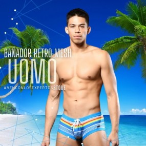 Bañador Swimwear Retro Trunk Rojo de Andrew Christian en Short | Uomo Store