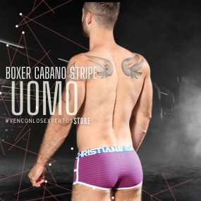Boxer Cabano Stripe de Andrew Christian en Boxers | Uomo Store