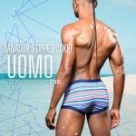 Bañador Stripe Pocket de Andrew Christian en Short | Uomo Store