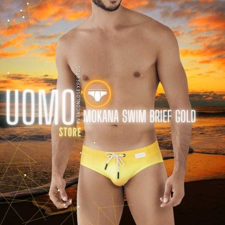 Mokana Swim Brief Gold de Clever Moda en Bikini-Trusa | Uomo Store