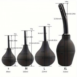 Enema Pera Negro 89ml S