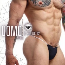 Tanga G-String 02 Blanco Transparente de Joe Snyder en Tangas | Uomo Store