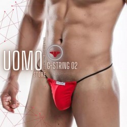 Tanga G-Sting 02 Pol Rojo