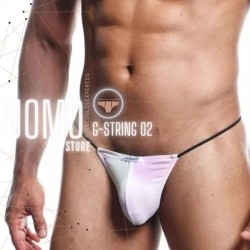 Tanga G-String 02 Blanco Transparente de Joe Snyder en Tangas | Uomo Store