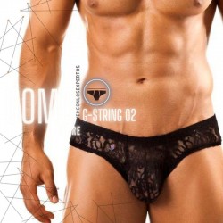 Boxer Mini Cheek 22 Encaje Negro