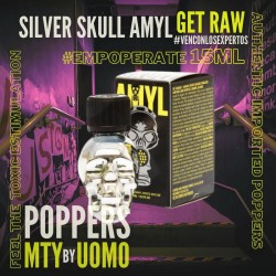 Poppers Silver Skull Amyl 15ml de en Poppers Exoticos | Uomo Store
